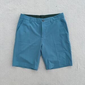 Adidas Primegreen Golf Shorts Men's Size 30 Blue Green Performance Athletic